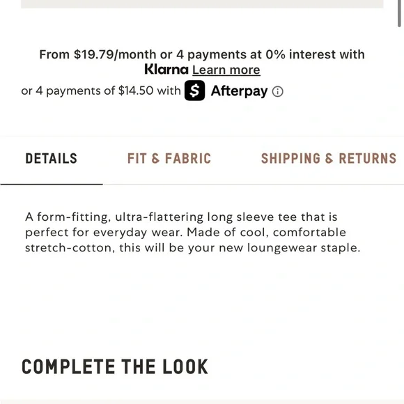 SKIMS Long Sleeve Top in Slate Gray - Picture 3 of 11